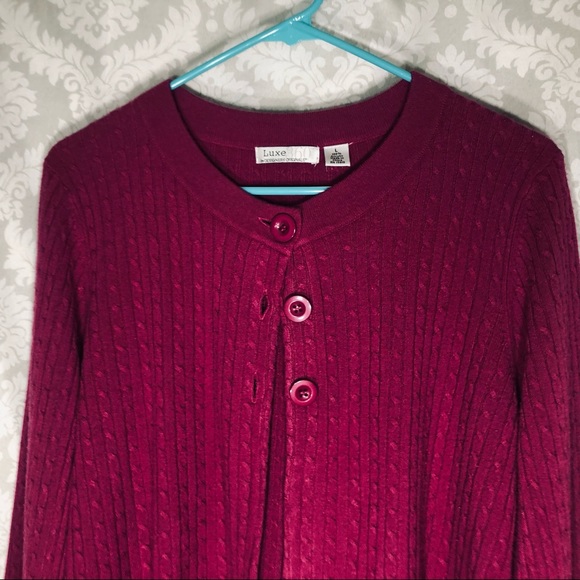 Luxe 360 Cardigan Sweater L - Picture 3 of 10